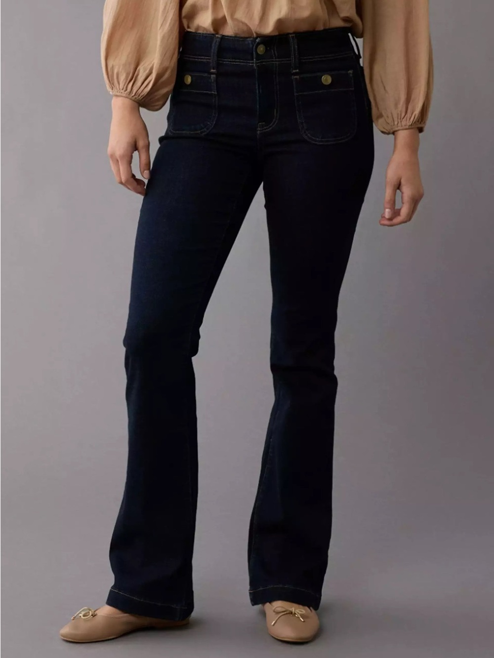American Eagle low rise bootcut jeans